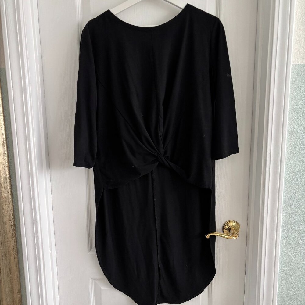 Bershka High-Low Twist Front Blouse